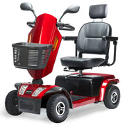 VentureCruise Extra Large-sized Electric Mobility Scooter for Elderly - Red