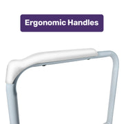 PRE-ORDER EQUIPMED Over Toilet Support Frame Safety Grab Aid Rail, 125kg Capacity, Adjustable Height and Width
