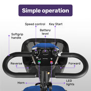 FreeLite+ Mid-Sized Electric Foldable Mobility Scooter - Blue