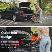 Folding Aluminium Wheelchair, 20