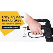 Foldable Aluminium Walking Frame Rollator with Bag and Seat, Red