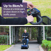 FreeLite+ Mid-Sized Electric Foldable Mobility Scooter - Blue