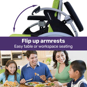 Kids Premium Paediatric Wheelchair, Lightweight Aluminium, 22