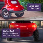 LeisureCruise Extra Large-Sized, High Power, 182kg Capacity Mobility Scooter  - Red