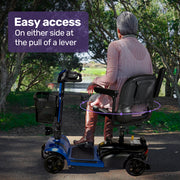 FreeLite+ Mid-Sized Electric Foldable Mobility Scooter - Blue