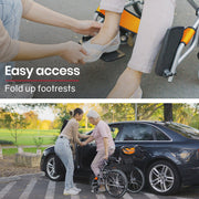 Folding Aluminium Wheelchair, 20