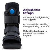 EQUIPMED CAM Walker Moon Boot – Large, Foot Injury Support, Ankle Recovery, Adjustable Fit, Lightweight Walking Boot