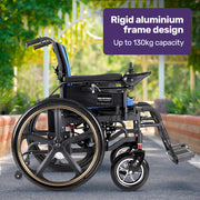 Electric Wheelchair Folding, Long Range, Folding, Lithium Battery, 24