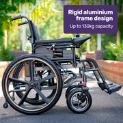 Electric Wheelchair Folding, Folding, Long Range, Lithium Battery, 24