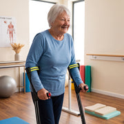 PRE-ORDER EQUIPMED Pair of Adjustable Forearm Crutches, Black