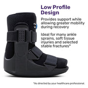 EQUIPMED CAM Walker Moon Boot – Medium, Foot Injury Support, Ankle Recovery, Adjustable Fit, Lightweight Walking Boot