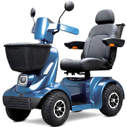 PRE-ORDER EQUIPMED ComfortCruise Large Mobility Scooter, 15km/h Top Speed, Up to 45km Range, Strong Climbing, 180kg Capacity, Blue