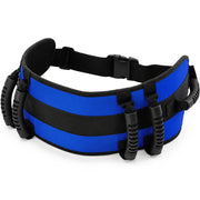 PRE-ORDER Equipmed Adjustable Patient Transfer Gait Belt with 7 Handles, Walking & Mobility Support, Blue
