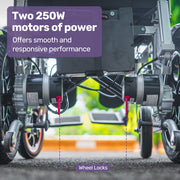 Power Electric Wheelchair, Long Range, Auto Recline, Lithium Battery, 16