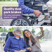 Power Electric Wheelchair, Long Range, Auto Recline, Lithium Battery, 16