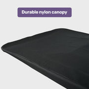 EQUIPMED Mobility Scooter & Power Wheelchair Shade Canopy Roof, 1-Inch Mount, 3 Height Settings, Black