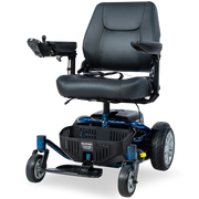 Heavy Duty Electric Wheelchair, Up to 20km Range, Ultra-Comfortable, Great Turning Circle, Safe Stable Non-Slip Anti-Roll Back Power Chair, Blue
