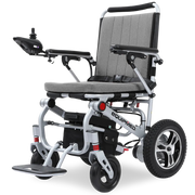 Ultra-Light Power Wheelchair, Tight Turning Electric Motorised Wheel Chair, Folding, ARTG Certified, Aluminium Frame, Lithium Battery, Grey