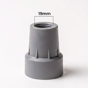PRE-ORDER EQUIPMED 19mm Replacement Crutch Tip - Black