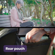 FreeRoam Mid-Sized Foldable Electric Motorised Mobility Scooter - Red