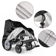 PRE-ORDER EQUIPMED Large Waterproof Electric Wheelchair Cover, Black
