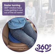 PRE-ORDER EQUIPMED 360° Swivel Car Seat Cushion, Blue