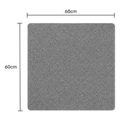 PRE-ORDER EQUIPMED Washable PVC Anti-Slip Loofah Bath and Shower Mat, Large, 60 x 60cm