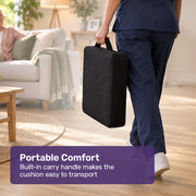 PRE-ORDER EQUIPMED Dual-Zone Inflatable Air Cell Wheelchair Seat Cushion, Adjustable Support, Washable Cover