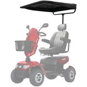 EQUIPMED Sun Shade Canopy for the ProRider Mobility Scooter, with 3 Adjustable Height Levels, Black