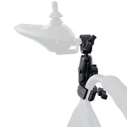 PRE-ORDER EQUIPMED Carer Joystick Mount for Electric Wheelchair, Black