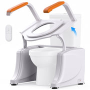 PRE-ORDER EQUIPMED Premium Powered Toilet Seat Lift, 13 Degree Tilt, Adjustable Height, Armrests, Bathroom Mobility Aid