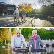 EasyStride Quick-Fold Aluminium Rollator - Silver
