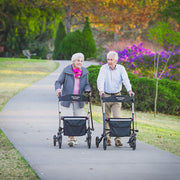 EasyStride Quick-Fold Aluminium Rollator - Blue