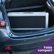 152cm Portable Folding Aluminium Access Ramp 272kg Rated, Black Ultra-Grip, for Wheelchair, Mobility Scooter