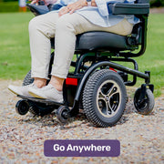 Front Wheel Drive Power Electric Wheelchair, Up to 35km Range, Ultra-Comfortable, Safe Stable Non-Slip Anti-Roll Back Power Assist Chair