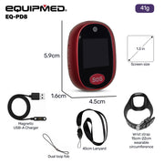 EQUIPMED Fall Detection Alarm Watch/Pendant with GPS and SOS Emergency Button, for Seniors, Location Tracking, 2-Way Calling, iPhone and Android Compatible