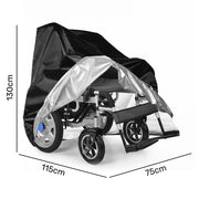 PRE-ORDER EQUIPMED Large Waterproof Electric Wheelchair Cover, Black