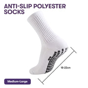 PRE-ORDER EQUIPMED Anti-Slip Socks for Everyday Mobility, White, US 9–11